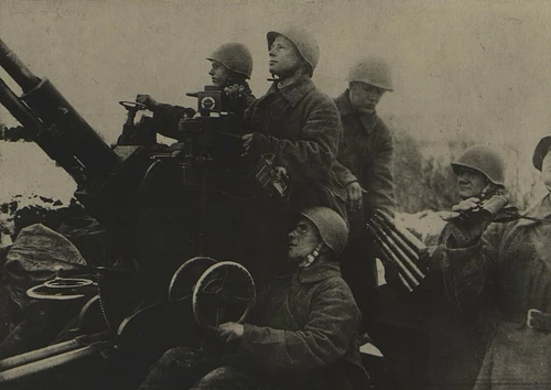 Зенитчики 78-й стрелковой дивизии. Москва. 1941